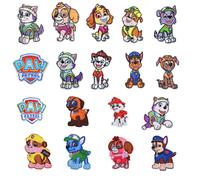 18 Cute Woofers Embroidered Patches, Embroidered Applique Stickers Sewing Patches And Badges Fabric Repair Patches For Children's Clothing Jeans Jackets Shoes Backpacks T-Shirts