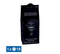 18 dosettes de café Miko