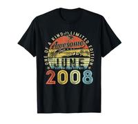 18 Édition limitée 2008 One of a Kind Juin 18th Birthday T-Shirt