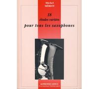 18 études variées pour tous les saxophones