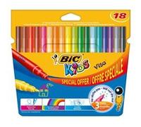 18 Feutres de coloriage BIC Kids VISA OFFRE SPECIALE X18 G