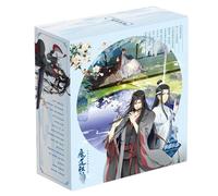 18 Grandmaster of Demonic Cultivations Box Cadeaux | Anime Figurine Tasse, Autocollants, Badges, Posters, Porte-Clef, Figure Stand | Mo Dao Zu Shi Merch Collections Set