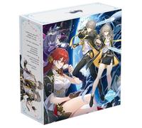 18 Honkai Stars Rail Box Cadeaux | Anime Figurine Tasse, Autocollants, Badges, Posters, Porte-Clef, Figure Stand | Honkai Stars Rail Merch Collections Set