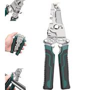 18 in 1 Wire Stripper,18 in 1 Foldable Wire Stripper,2024 New Upgrade Multifunctional Folding Wire Stripper,Professional Foldable Wire Stripping Tool (Black,1pc)