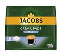 6x 18 Jacobs Crema Pads Doux Café Torréfié Oeil Goût Utz Certifié