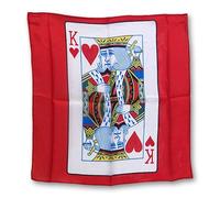 18" King of Hearts Card Silk by Magic by Gosh - Trick
