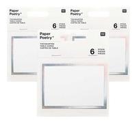 18 marque-places argentés Argenté G