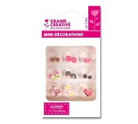 18 mini décorations gourmandes pâte polymère - Sucreries