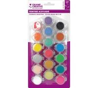 18 Minidoses Peinture acrylique 3ml Violet G