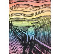 18 Month Planner Weekly & Monthly: Large Monday Start July To December Planner Notebook The Scream By Edvard Munch Appointment Book Agenda