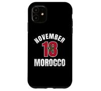 18 Novembre Maroc Jour de l'indépendance du Maroc Coque pour iPhone 11
