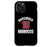 18 Novembre Maroc Jour de l'indépendance du Maroc Coque pour iPhone 11 Pro