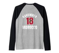 18 Novembre Maroc Jour de l'indépendance du Maroc Manche Raglan