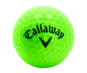 (18 Pack, Green) - Callaway Soft Flight Golf Balls with Hex Pattern