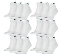 18 Paire Puma Quart Chaussettes Avec Frottee-Sohle 35-46 Unisexe Amorti Courtes
