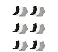 18 Paire Puma Unisexe Quart Chaussettes Baskets Gr. 35 - 49 Femme Homme