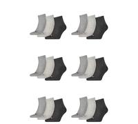 18 Paire Puma Unisexe Quart Chaussettes Baskets Gr. 35 - 49 Femme Homme