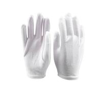 18 Paires Moufles Hydratants de Soin des Mains L en Coton Blanc | Respirants, Antidérapants et Protecteurs, Usage Beauté, pour Nuits de Soin et Occasions Spéciales