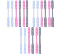 18 Pcs Crochet De Masque Boucle De Couverture De Visage Protège-oreilles Couvrant Le Visage Hnagers Couvre-bouche Crochet D'oreille Couvre-visage Gel De Silice Attache Se Déployer