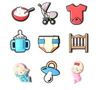 18 Pcs Décoration Chaussures Dessin Animé Charmes De Chaussures Pour Enfants PVC Décoration Sabot Charmes Suspendus Ornements Boutons d'Ornement De Chaussures Décoration Insigne De Chaussures