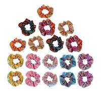 18 Pcs Élastiques à Accessoires de Mode Colorés Dégradé Bandes Élastiques Pratiques et Élégantes pour Styles Couleur Aléatoire