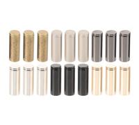 18 Pcs Embouts de Cordon en Métal pour Lacets et Cordons, Alliage | Attaches D’extrémité Contemporaines, Fixation Facile et Retrait Rapide, Adaptées à Plusieurs Tailles de Cordon