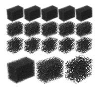 18 Pcs Éponge à Maquillage Spécial, 1,58x1,18 Pouces, Noire | Texture Haute Absorption, Douce et Non Abrasive, Portable, pour Visage, Fêtes et Halloween