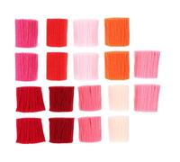 18 Pcs Fil à Crocheter DIY en Fibres Acryliques Pré-coupé pour Tapis | Loisirs Créatifs, Usage Tapis au Crochet, Peu de Perte de Fibres, Entretien Facile, Format Prêt à L'emploi