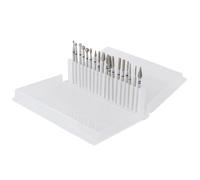 18 Pcs Foret à Ongles en Acier Inoxydable pour Manucure et Pédicure | Kit Multi-embouts, Compatible Plupart des Appareils Électriques, Usage Maison, Débutants