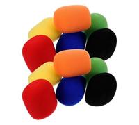 18 Pcs Housse en Mousse pour Microphone, du Bruit, Légère | Bonnette Anti-vent pour Scène et Salles de Conférence, Protège le Micro, Accessoire en Mousse