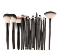 18 Pcs Maange Outils De Maquillage Ensemble Brosses Costume Fondation Lèvre D'oeil De Fard À Paupières