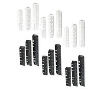 18 Pcs Marque-page Règle Portable en Plastique | Fin et Léger, Design Pratique, Facile à Transporter, pour Suivre la Lecture et Organiser Vos Pages