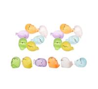 18 Pcs Mini Figurine de Petit Phoque en Résine, Décorative Lumineuse
