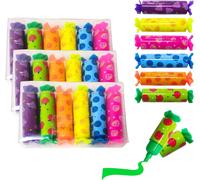 18 Pcs Mini Surligneurs En Forme De Bonbons, 6 Couleurs, Surligneurs Mignons En Forme De Fruits Pour Enfants, Anniversaire Dessin, Poster, Fourniture Scolaire Et Bureau