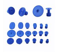 18 pcs Paintless Débosselage Réparation, Keenso Onglets Kit d'Outils Ventouses Extracteur Réparation Outil Débosselage Carrosserie sans Peinture pour Véhicule