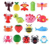 18 Pcs Protege Cable Pour Iphone/Ipad Usb Foudre, Câble En Plastique Animaux Morsures De Dinosaure Mignon De Poisson De Charge Saver Câble, Accessoire Pour Téléphone Chargeur Usb Protect