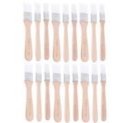 18 Pcs Set de Pinceaux de Retouche en Bois et Nylon, 3 Tailles