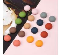 18 Pièces Aimants de Réfrigérateur, Ronds Aimants de Casier Colorés Décoratifs Mignons Punaises Magnétiques pour Tableau Blanc Carte Calendriers Réfrigérateur Cuisine Bureau