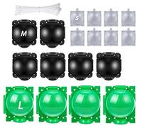 18 Pièces Boîte d'Enracinement de Plante Balle de Propagation,Plant Rooter+20PCS Serre-Câbles Autobloquants en Nylon de Propagation Haute Pression Dispositif D'enracinement des Plantes