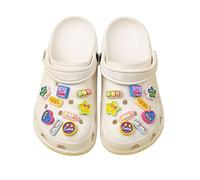 18 Pièces,Charmes de Chaussures en Résine, Breloques de Chaussures Macaron Sandwich Sushi, Colorées Breloques de Décoration de Chaussures pour Crocs Sandales à Sabots, Cadeau de Fête D'anniversaire