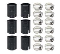 18 pièces de chaise de bureau pratique hauteur ajustement ajustement lois accessoires pour une réparation facile et une amélioration de la stabilité colliers de serrage métalliques
