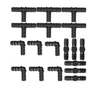 18 pièces/Ensemble connecteur de Tuyau système d'irrigation Goutte à Goutte Jardin 1/2 Tuyau Accessoires d'irrigation Goutte à Goutte