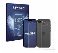 18 Pièces Film Protection Ecran pour Apple iPhone 16e (Avant+Arrière) Film P