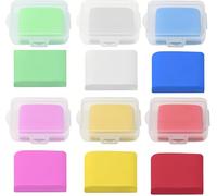 18 Pièces Gomme Pétrie Colorée, Gomme Mie De Pain, Gomme En Plastique Souple Avec Étui Transparent, Pour Les Croquis Et Le Dessin, L'écriture Quotidienne[Z1613]