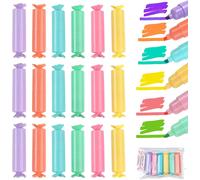 18 Pièces Mini Surligneurs En Forme De Bonbons Articles De Papeterie Amusants Surligneurs Enfants Pour Mettre En Évidence Un Journal Intime Ou Un Carnet À L'école Au Bureau