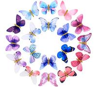18 Pièces Pinces à Cheveux Papillon Barrettes Papillon à Paillettes Clip à Cheveux Snap pour Ados Femmes Accessoires Cheveux (Styles Frais)