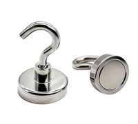 18 pièces Poids pour Ballons, Poids Ballon Helium, Fixateur de Ballon à Crochet Magnétique Argenté pour Mariage, Fête, Réunion Familiale, Décoration de Noël, Fête d'Anniversaire