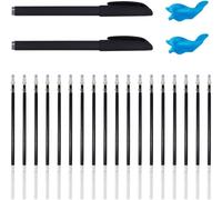 18 Pièces Recharges Estompera Automatiquement,Avec 2 Pièces Stylos Magiques,2 Pièces Correcteur De Prise,Pour Livre Calligraphie Enfant Réutilisé