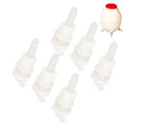 18 pièces surmatelas d'alimentation, tétine de boisson au lait pour petits animaux, tétine de bouteille de chèvre, tétine en caoutchouc souple pour nourrir l'agneau, tétine de