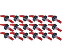18 pièces. Verseur 4 cl. Bec verseur pour bouteilles - bec en plastique